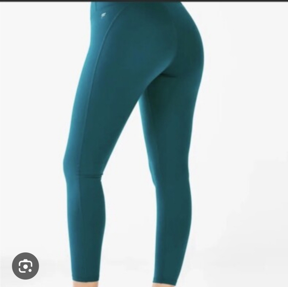 Fabletics Teal Leggings - Picture 1 of 6